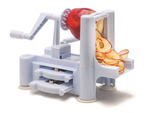 Decorative spiral vegetable slicer grater