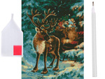 Diamond embroidery reindeer christmas set 5d