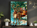 Diamond embroidery reindeer christmas set 5d