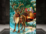 Diamond embroidery reindeer christmas set 5d