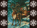 Diamond embroidery reindeer christmas set 5d