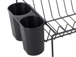 Dish drainer stand upright metal dryer