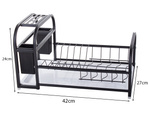 Dish drying rack with tray stand loft