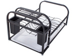 Dish drying rack with tray stand loft