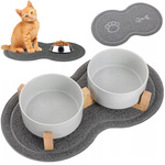 Dog bowl pad cat bowl waterproof non-slip mat