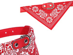 Dog collar with bandanna for dog cat m