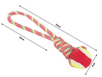 Dog toy toy tug rope strong ball