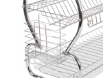 Double-deck drainer stand mixer dryer