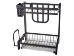 Double-decker dishwasher drainer