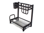 Double-decker dishwasher drainer