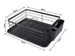 Drying rack dish drainer large tray