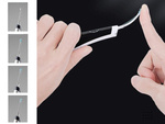 Ear wax cleaning device set