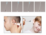 Ear wax cleaning device set