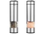 Electric salt and pepper grinder with adjustable coarseness