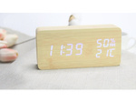 Electronic alarm clock thermometer hygrometer usb