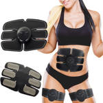 Electrostimulator abdominal muscle massager ems