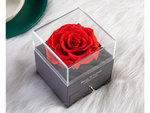 Everlasting rose in a box gift box jewellery necklace drawer