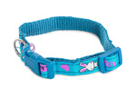 Fabric collar for dog cat with bell 1.5