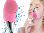 Facial cleansing brush sonic massager