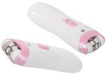 Facial epilator shaver body trimmer women's battery brush