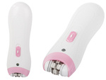 Facial epilator shaver body trimmer women's battery brush