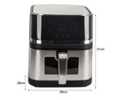 Fat-free air fryer large fryer for baking 2400w 10l