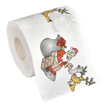 Festive toilet paper hollywood funny wc