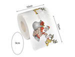 Festive toilet paper hollywood funny wc