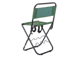 Fishing chair folding backrest with handle