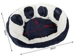 Fluffy dog bed cat bed soft 60cm