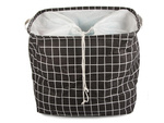 Folding basket for laundry toys large lockable