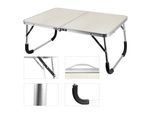 Folding table for tent suitcase