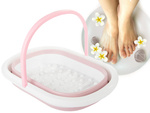 Foot massage bowl foldable silicone nubs