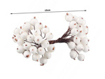 Frosted rowan white christmas decoration 5 pcs