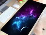 Gaming desk pad xxl cosmos stars 90x40 thick mousepad