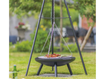 Garden fireplace large tripod stand grate hanging grill fireplace coal