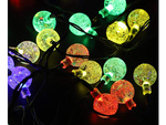 Garden garland lights 40 led solar multicolour