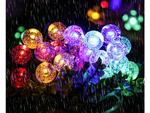 Garden garland lights 40 led solar multicolour