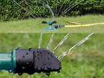 Garden grass sprinkler rotary 360° adjustable garden grass waterer