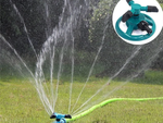 Garden grass sprinkler rotary 360° adjustable garden grass waterer