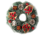 Garland christmas wreath christmas decorations door decoration window