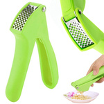 Garlic press hand squeezer crusher