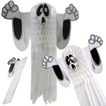 Ghost paper pendant halloween ghost 3d folded paper decoration