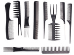 Hair crushing rake etui x10