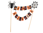 Halloween decoration for a cake cupcake picker topper garland paper