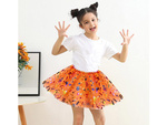 Halloween dress up costume tutu skirt pumpkin headband bow glowing