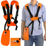 Harness for petrol scythe trimmers carrying straps harness adjustable comfortable