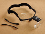 Headlamp magnifier eyeglasses torch 2 led gw