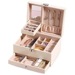 Jewellery box organiser box mirror case spacious box