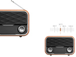 Kitchen radio fm speaker portable bluetooth aux